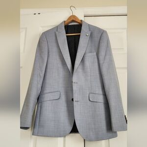 Burton Light Gray Men's Sport Coat Blazer